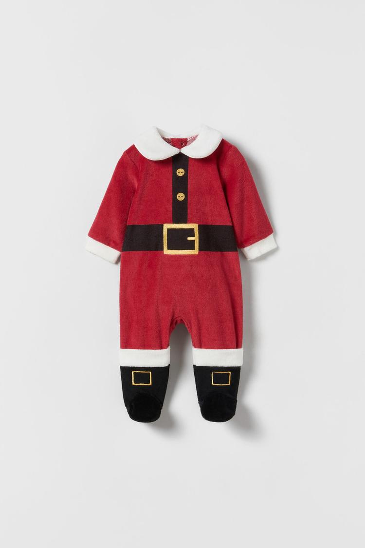 VELVET CHRISTMAS PYJAMAS Red ZARA Turkey